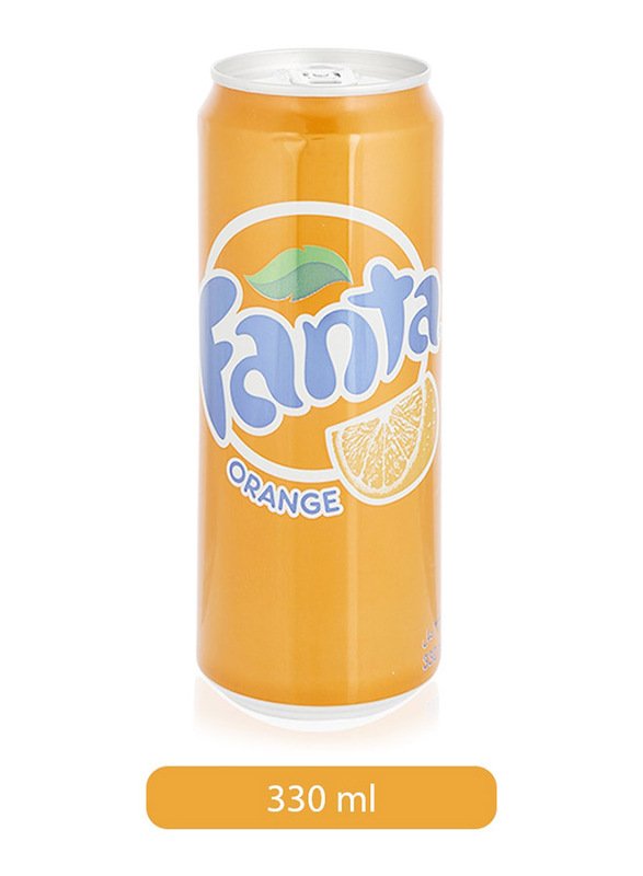 Fanta Orange Soda Can, 330ml