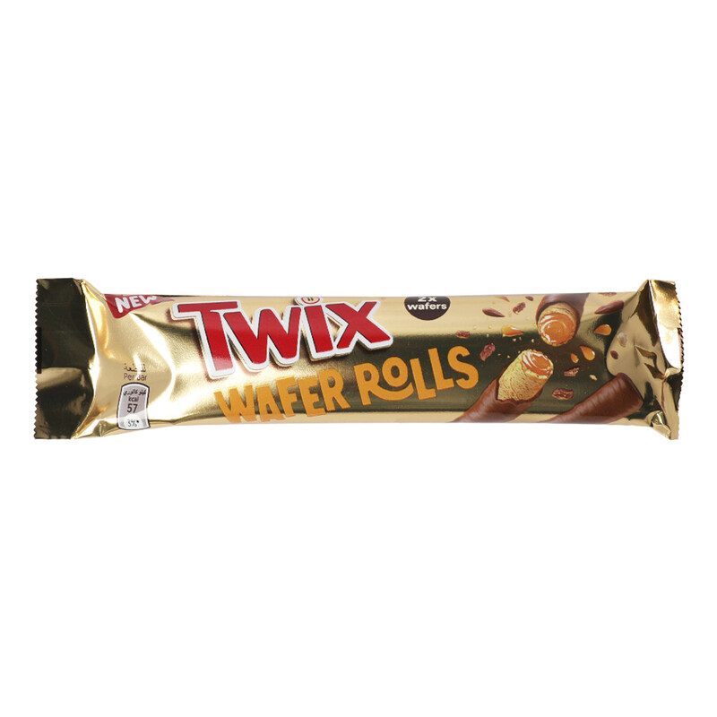 Twix Caramel Waffer Rolls, 22.5g