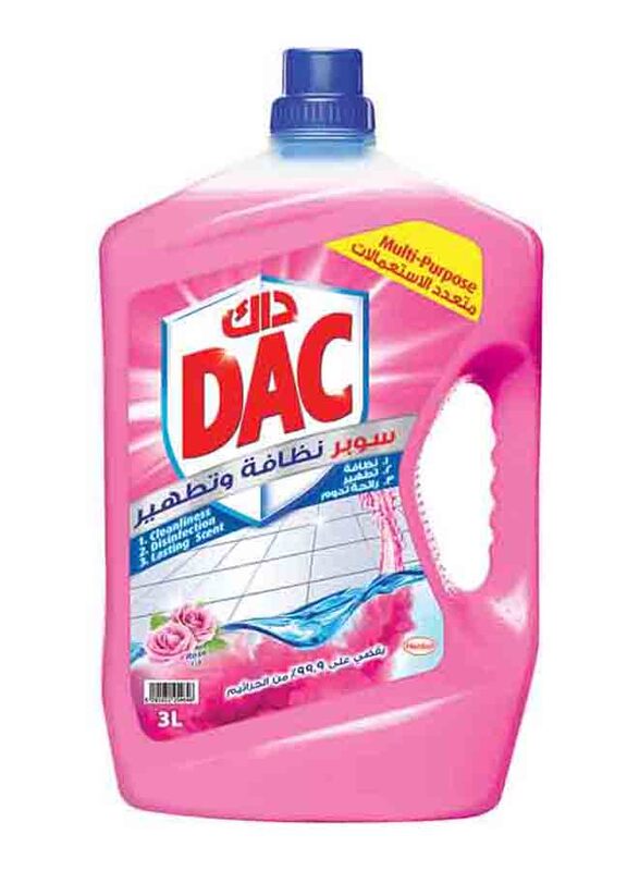 DAC Rose Multi Purpose Super Disinfection, 1 Piece, 3 Liters