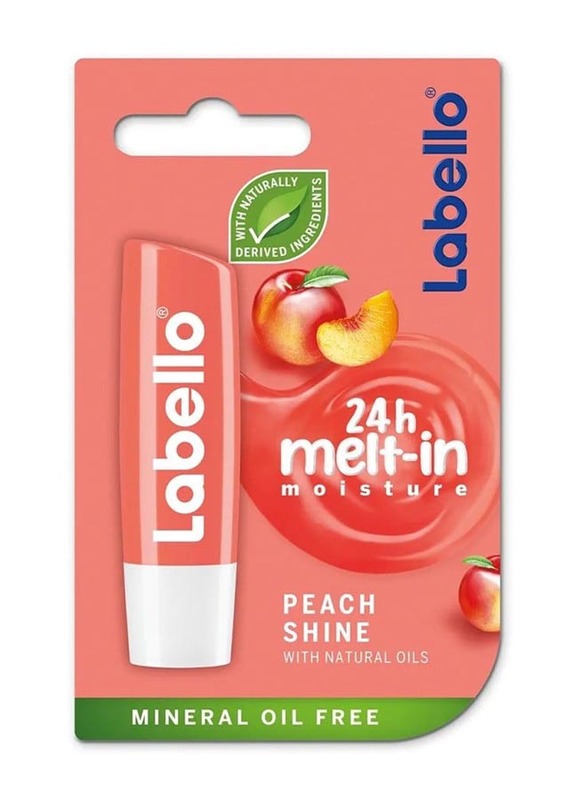 Labello Peach Scent Lip Balm, 4.8g