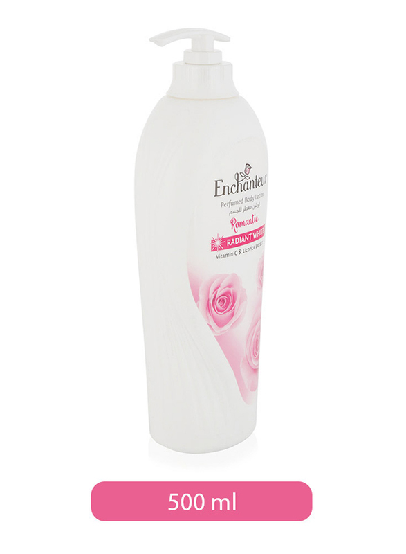 Enchanteur Romantic Whitening Perfumed Body Lotion, 500 ml