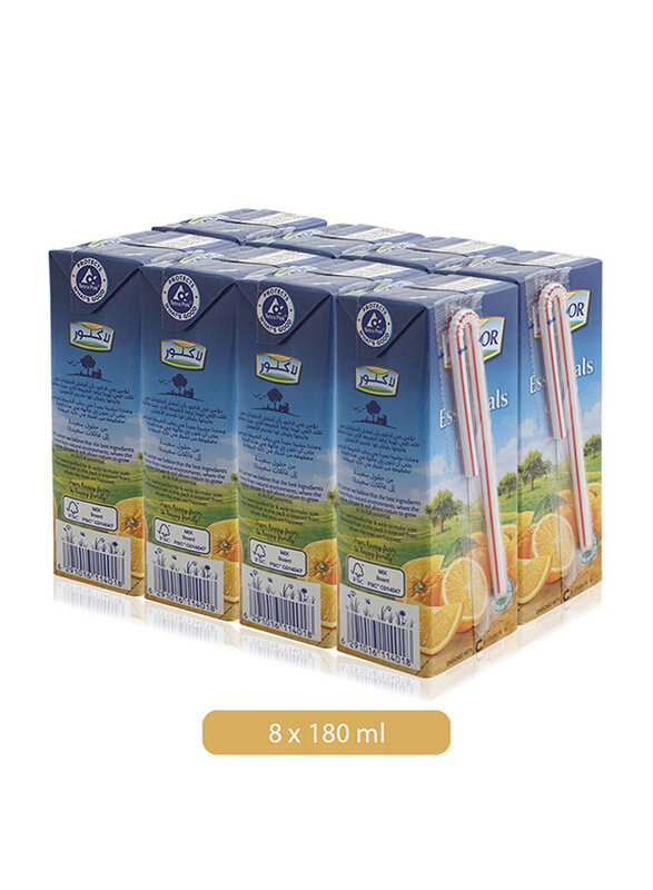 

Lacnor Essentials Orange Juice - 8 x 180ml