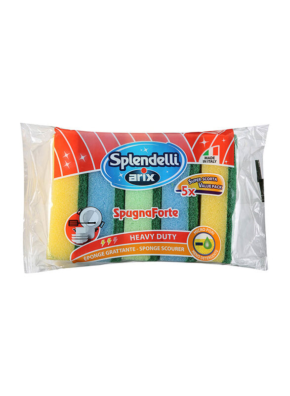 

Arix Splendelli Spugnaforte Sponge Scrubber - 5 Pieces