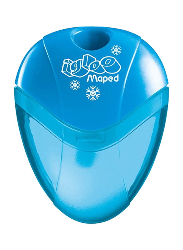 

Maped Igloo 1 Hole Pencil Sharpener, Blue