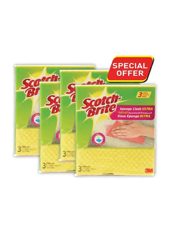 

Scotch Brite Sponge Cloth 12 's /Pack