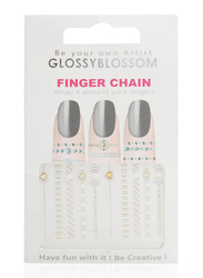 Glossyblossom Finger Chain Stickers, Multicolour