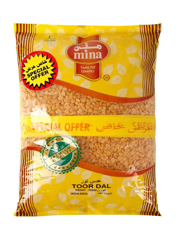 

Mina Taste Of Quality Toor Daal, 2 x 1 KG