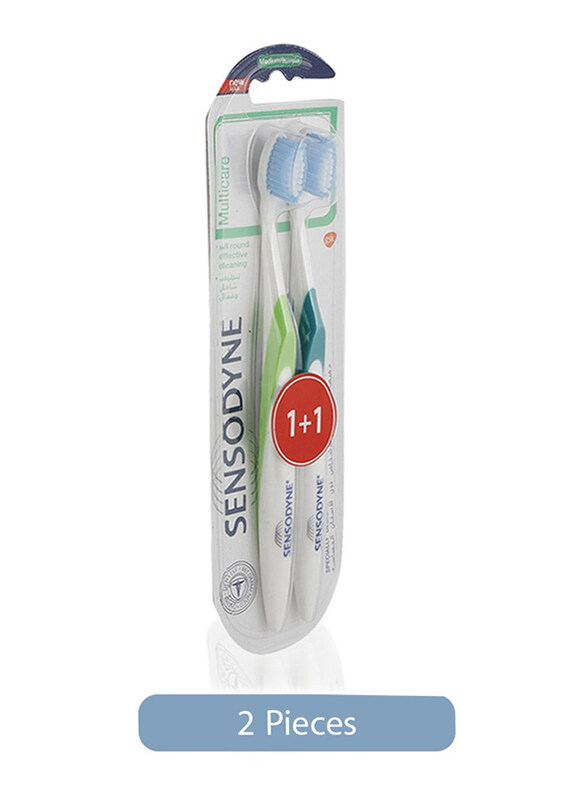 

Sensodyne Multi Care Toothbrush, 2 Pieces, Medium