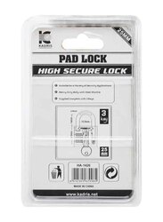 Kadris Pad Lock, BL412-1, 25mm, Multicolour