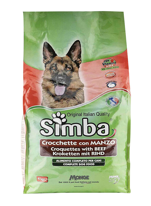 

Simba Croquettes with Beef Dry Dog Food, 4 Kg