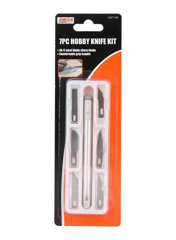 Mega 7-Piece Hobby Knife Kit, Multicolour