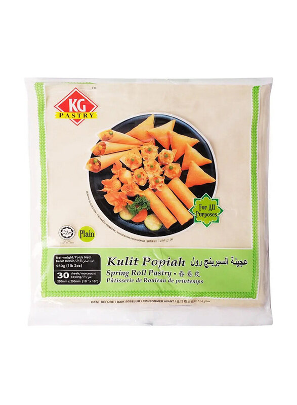 

KG Pastry Kulit Popiah Spring Roll Pastry, 550g