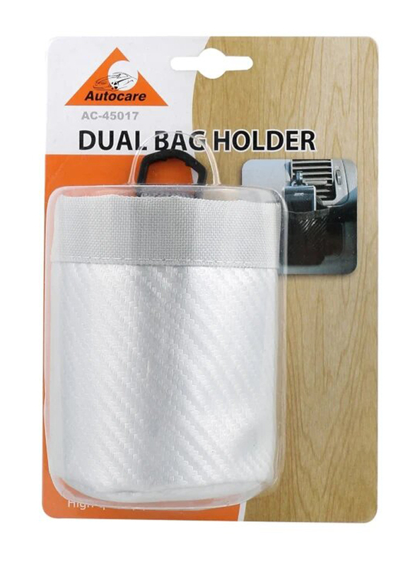 Autocare Dual Bag Holder, AC-45017, Grey