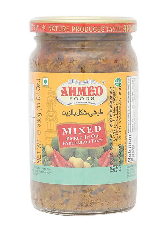 

Ahmed Foods Hyderabadi Mixed Pickle in Oil, 330g