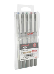 Uniball 5-Piece Eye Fine Rollerball Pen Set, Multicolour