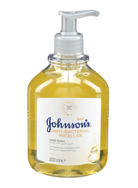 

Johnson's Anti Bacterial Micellar Lemon Handwash, 300ml