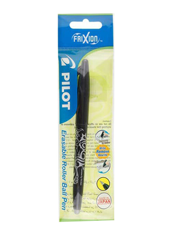 

Pilot Frixion Ball Roller Ball Pen, 0.7mm, Black