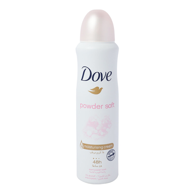 

Dove Powder Soft Antiperspirant Deodorant Spray for Women, 150ml