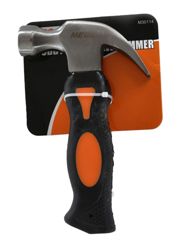 Mega 10oz Stubby Claw Hammer, 30114, Black/Orange