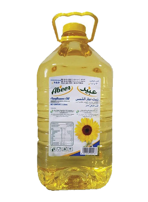Abeer Sunflower Oil, 5 Litre