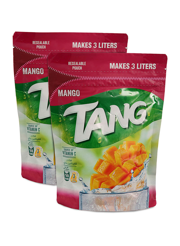 Tang Mango Powder Fruit Drink, 2 x 375g