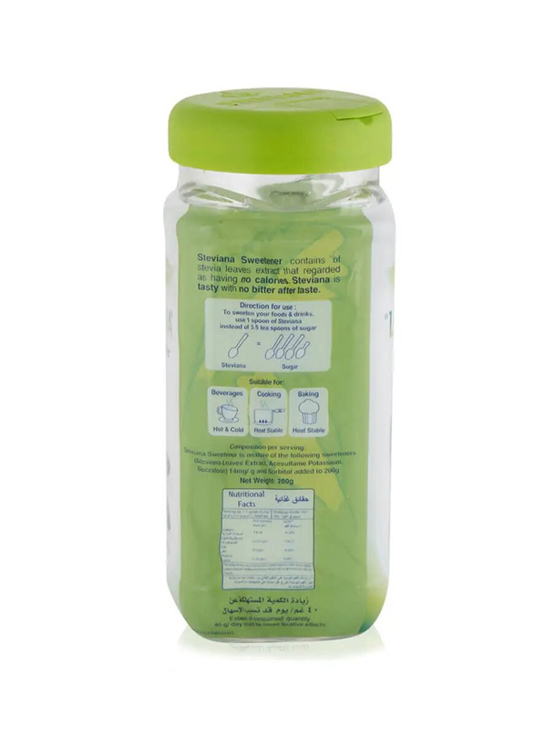 Steviana Healthy and Tasty Sweetener Jar - 200g