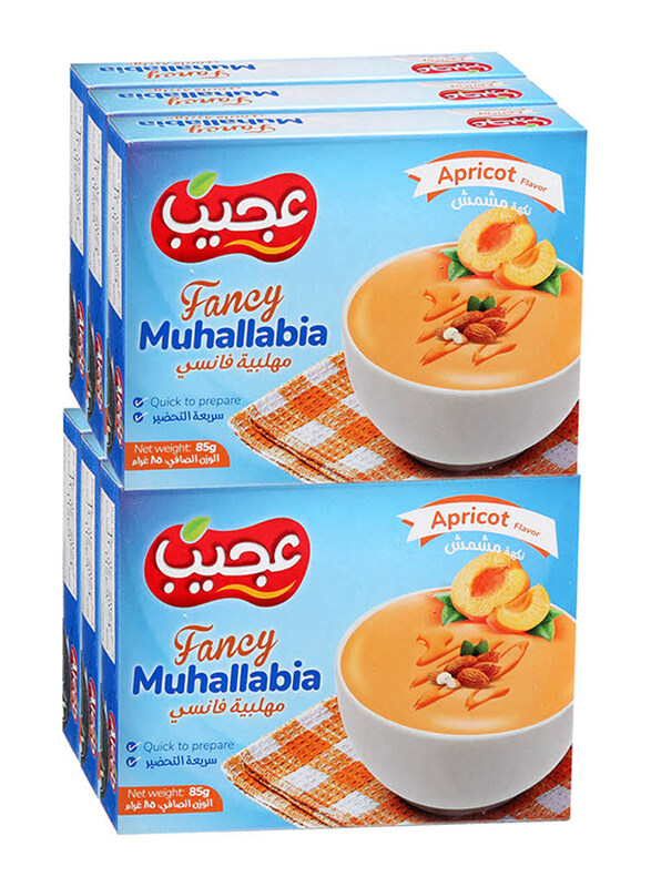 

Ajeeb Fancy Muhallabia Apricot, 6 x 85G