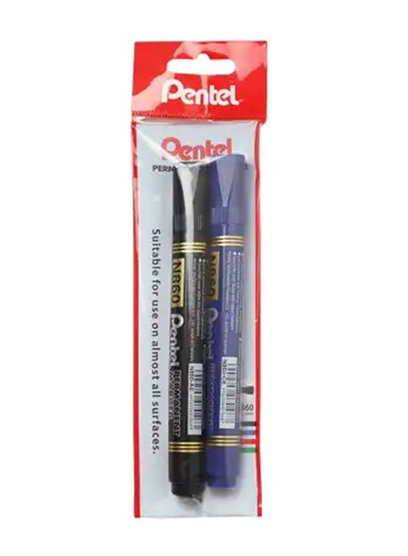 Pentel Permanent Marker, 2 Pieces