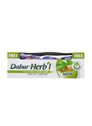 Dabur Herbal Neem Toothpaste with Toothbrush, 150gm