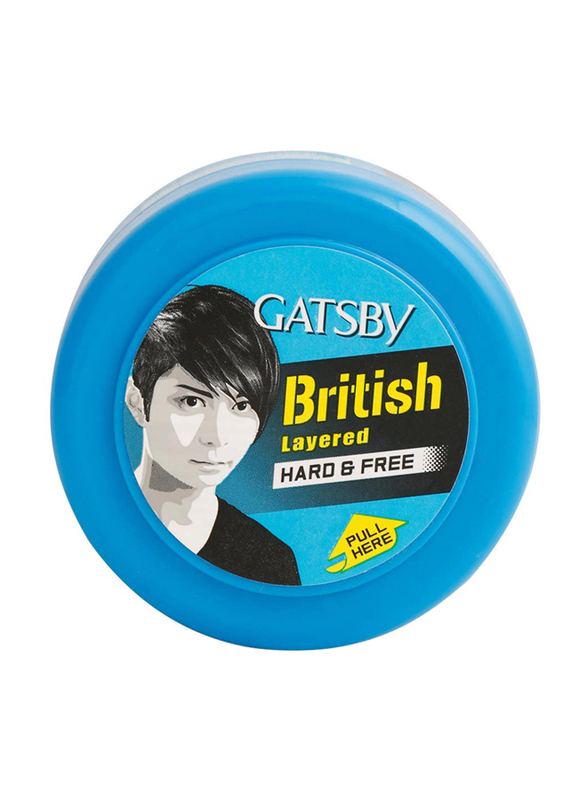 Gatsby Hard & Free Hair Styling Wax, 75g