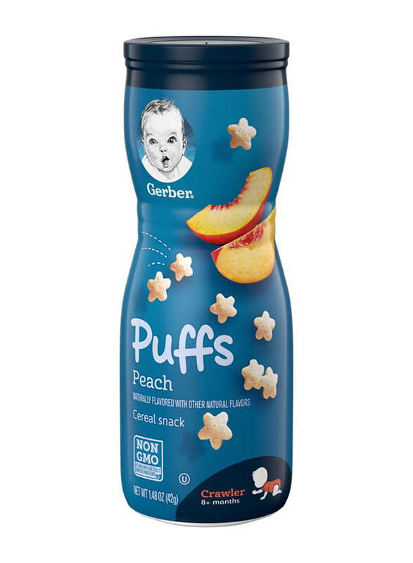 

Gerber Puffs Peach Cereal Snack, 42g