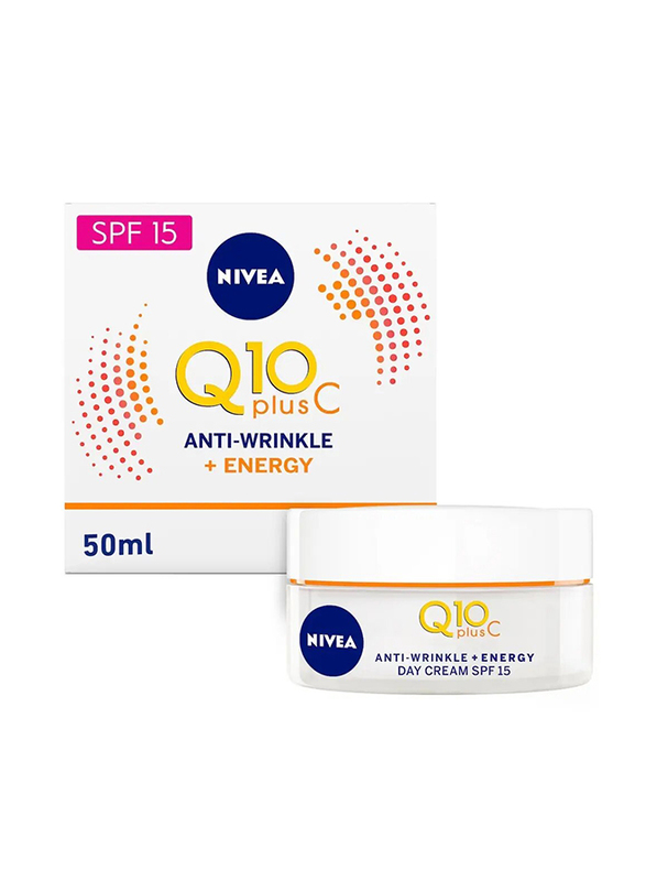 Nivea Q10 Plus C Anti-Wrinkle + Energy Day Cream SPF15 - 50ml