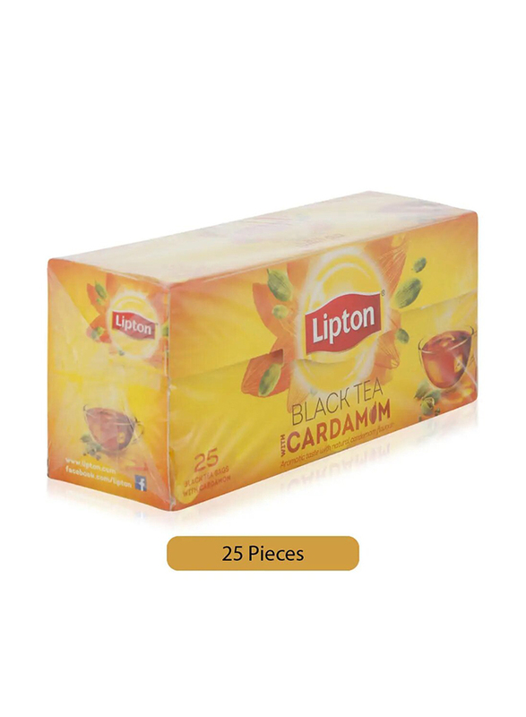 Lipton Flavoured Black Tea Cardamom - 25 Teabags