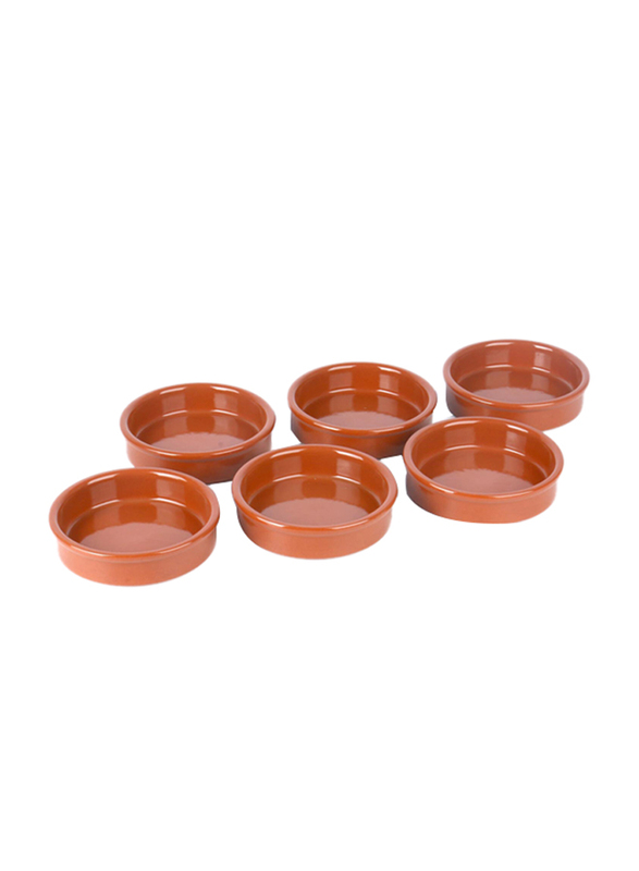 Namson Clay Pot Casserole 12cm, 6 Pieces, Brown