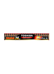 Toshiba Heavy Duty Battery AA - Golden - 24 Pieces