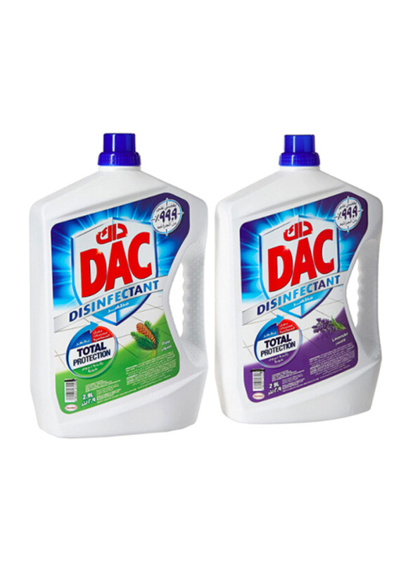 

Dac Disinfectant Pine 2.9 Liters + Lavender 2.9 Liters