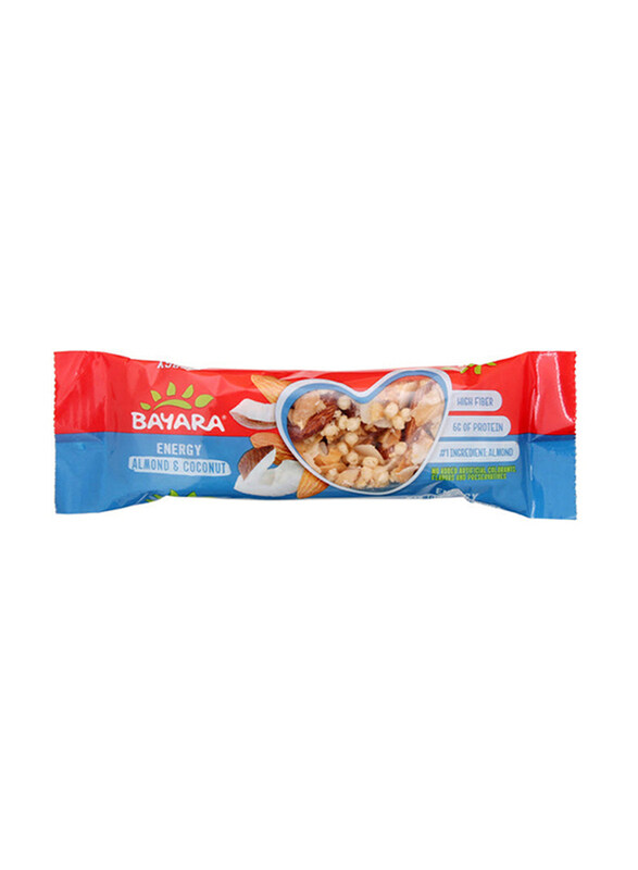 

Bayara Almond & Coconut Energy Bars, 40g