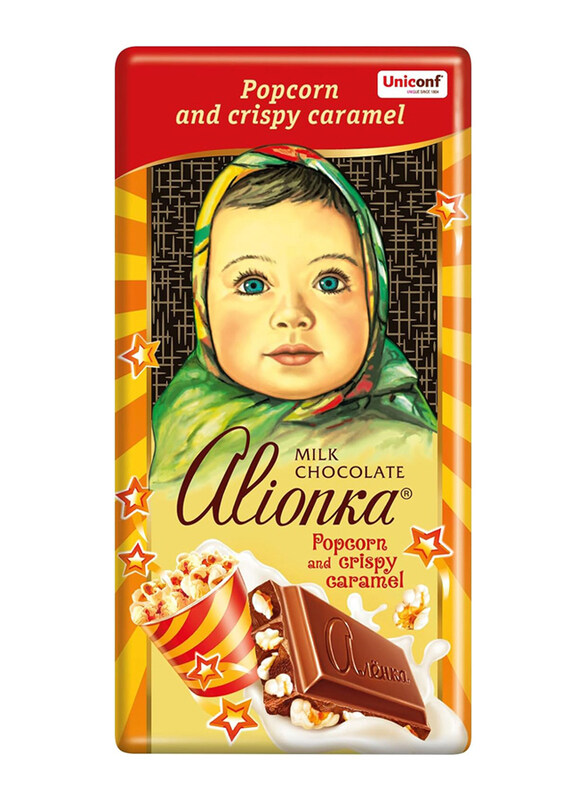 

Alionka Popcorn & Crispy Caramel Chocolate, 90g