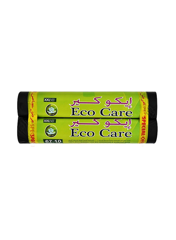 Eco Care Garbage Bags, 2 Pieces