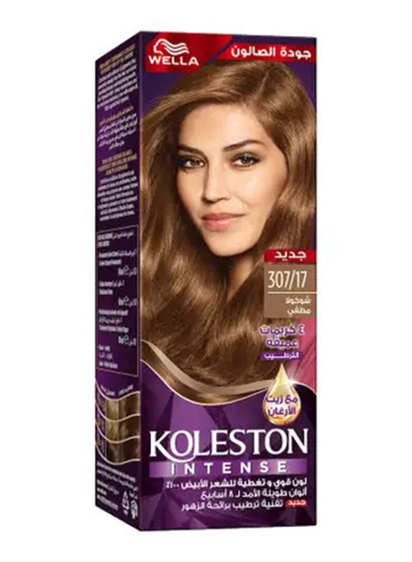 Wella Koleston Intense Hair Color, 307/17 Frosted Chocolate