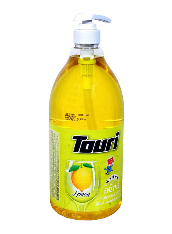 Touri Dishwashing Lemon, 1.5L