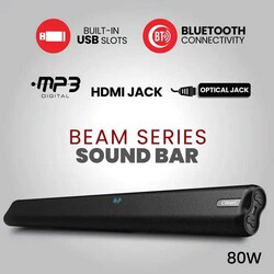 Clikon Beam Sound Bar Series, 80W, Black