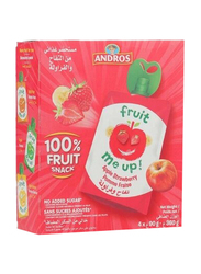Andros Fruit Me Up Apple Strawberry Juice, 4 x 90g