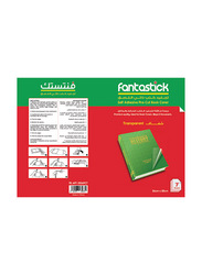 Fantastick Precut Frosted Book Cover, 50cm, Red