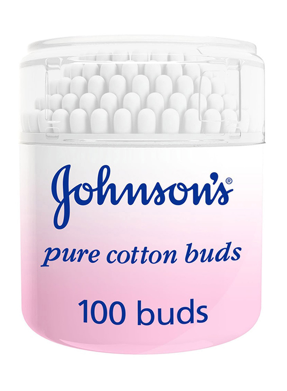 Johnson's Baby 100-Sticks Pure Cotton Buds for Babies