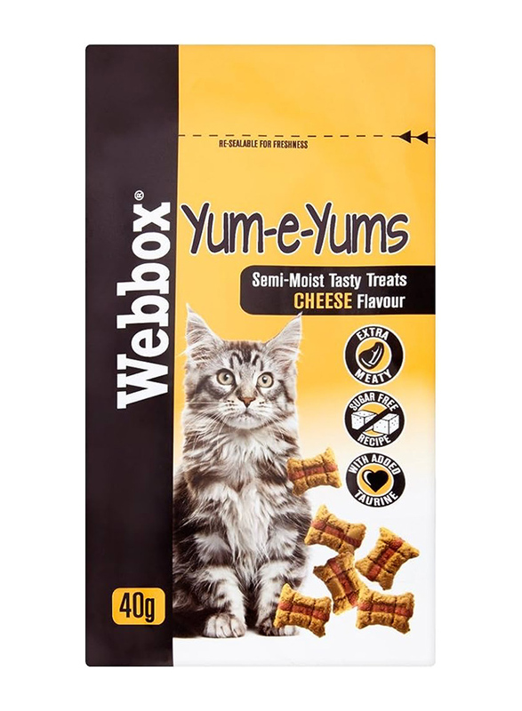 Webbox Yum-E-Yum with Cheese Cat Wet Food, 40g