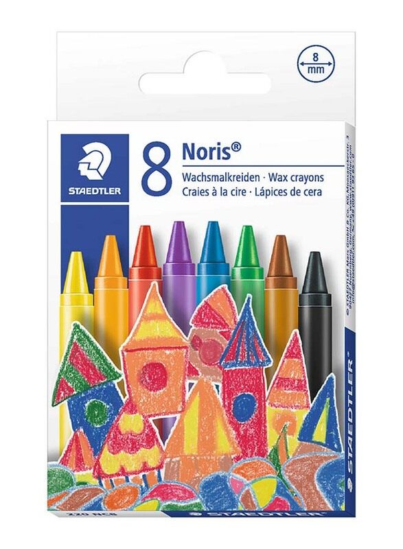 

Staedtler StaEDT Perfumeler Noris Club Wax Crayon Set, 8 Pieces, Multicolour