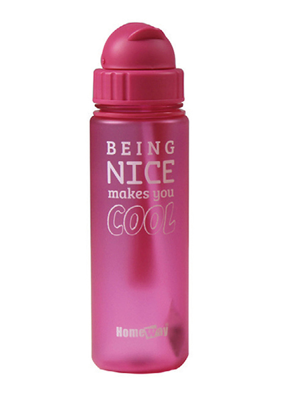 Homeway 500ml Adorable Trip Water Bottle, Pink