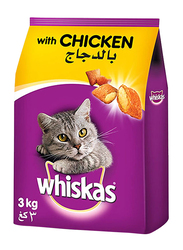 Whiskas Chicken Dry Cat Food, 3 Kg