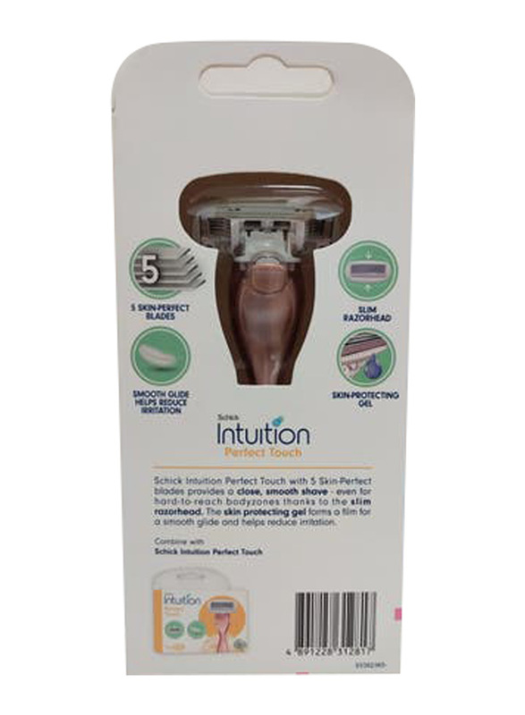 Schick Intuition Perfect Touch Razor With 1 Handle + 2 Cartridges, 2 Pieces